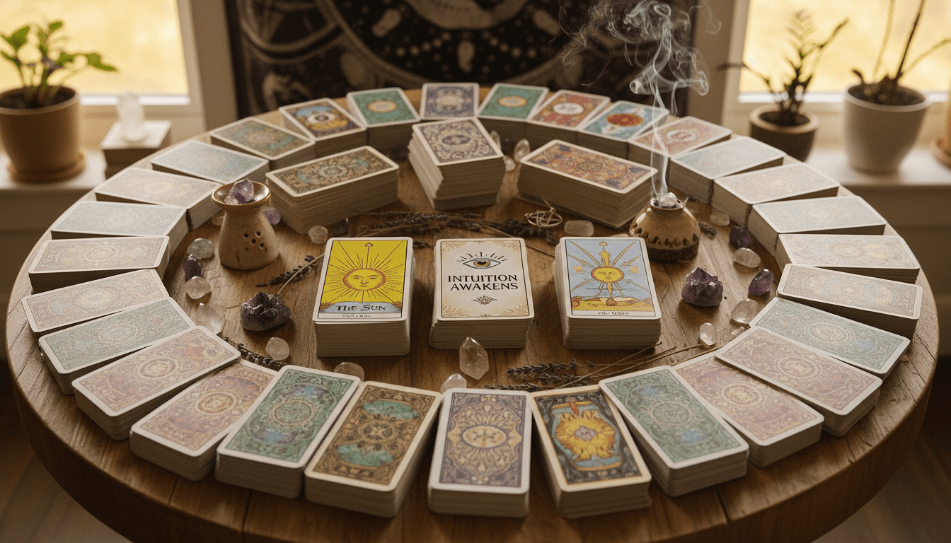 Intuitive divination tools and cards